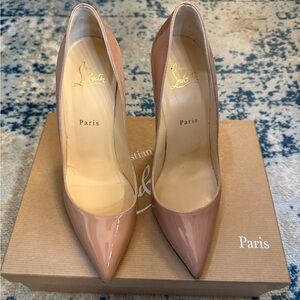 Christian Louboutin nude stilettos. M283 size 39.5 (size 9)